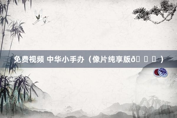 免费视频 中华小手办（像片纯享版🍋）